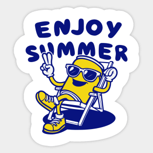 Enjoy the Summer Holiday Sticker